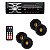 4 Alto Falantes 6 Polegadas JB Flex Le Son 110Wrms 220W 4 Ohms + Rádio Automotivo MP3 USB SD FM Bluetooth First Option - Imagem 1