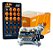 Central Strobo Rítmico 3.0 Controle Com 2 Pares de Farol 6W RGB - AJK - Imagem 2