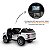 Carrinho Elétrico Land Rover 4x4 Com Multimídia Mp5 E 2 Lugares Banco De Couro - Imagem 3