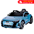 Carrinho Elétrico Mini Audi E-tron Gt 6v Infantil Azul Bw273 Importway Toca MP3 Luz/Som Controle Remoto Suporta 25kg - Imagem 1