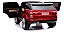 Carrinho Elétrico Mini Carro Elétrico Infantil 24V Range Rover Banco Couro Mp5 Controle Vermelho - Imagem 5
