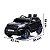 Carrinho Elétrico Infantil Land Range Rover Velar Preto Com Led Luzes MP3 Farol SD Controle Remoto - Imagem 3