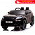 Carrinho Elétrico Infantil Land Range Rover Velar Preto Com Led Luzes MP3 Farol SD Controle Remoto - Imagem 1