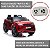 Carrinho Elétrico Land Rover Evoque Vermelho Infantil 12V Com Controle Remoto Faróis de Led Som Usb Mp3 Carro BW128 - Imagem 6