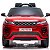 Carrinho Elétrico Land Rover Evoque Vermelho Infantil 12V Com Controle Remoto Faróis de Led Som Usb Mp3 Carro BW128 - Imagem 1
