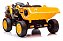 Carrinho Elétrico Mini Caminhão Elétrico com Caçamba Importway Amarelo Escavadeira Luz Som Bivolt Suporta até 30kg - Imagem 4