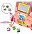 Andador Empurrador Equilibrio Infantil Didático Rosa Importway Brinquedos Removivéis Com Som - Imagem 4