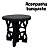 Mini Bateria Música Infantil Baqueta Brinquedo Importway Cor Azul Com Banqueta Pedal Menino - Imagem 4