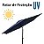 Ombrelone Guarda Sol Articulado 2,70m Azul Cobertura Poliéster Proteção UV Topo Articulável Com Capa De Proteção - Imagem 8