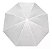 Guarda-sol Importway 2,40M Branco Tenda Nylon Haste Aço Inoxidável Praia Piscina Jardim Garden Área Externa Proteção Sol - Imagem 3