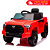 Carrinho Elétrico Infantil Caminhonete Toyota Tundra 12v Vermelho Com Som Mp3 USB Bluetooth Controle Remoto Farol - Imagem 1