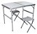 Mesa de Alumínio Dobrável Trail com Maleta Camping com 2 Banquetas Suporta 30kg Mesa 90kg Banqueta - Imagem 1