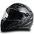 Capacete Fechado Moto Com Narigueira GT2 Preto Fosco Tamanho 56 Com Casco ABS Resistente Esportivo - Imagem 5