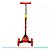 Patinete Infantil 3 Rodas Dobrável e Ajustável Roda com Led Ajuste de Altura Freio Roda Traseira Vermelho - Imagem 6