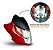 Farol Completo Com Carenagens Laterais Titan 150 Vermelho - 2010 - Foco Sportive - Imagem 4