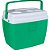 Caixa Térmica Cooler Culler Culer 19L Cor Hortelã 24 Latas Para Camping Praia Piscina Pesca Tampa Encaixe Latinhas - Imagem 1