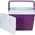 Caixa Térmica Cooler Culler Culer 28L Cor Açai 35 Latas Para Camping Praia Piscina Pesca Tampa Encaixe Latinhas - Imagem 2