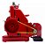 Máquina de Costura Vermelha Overloque Overlock Semi Industrial Chinesinha 3 Fios com Motor Acoplado Importway 110v - Imagem 4