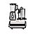 Kit Enxoval Cozinha Liquidificador 1,7L + Espremedor + Sanduicheira Grill Amvox 220V - Imagem 1