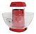 Kit Cozinha Pipoqueira Vermelha + Mini Processador Preto + Sanduicheira Vermelha Amvox 220V - Imagem 2