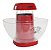 Kit Cozinha Vermelha Pipoqueira Sem Óleo C/ Colher Dosadora + Sanduicheira Grill Lanches Quentes Amvox 220V - Imagem 2