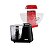 Kit Pipoqueira Elétrica Sem Óleo Com Tigela Amvox + Mini Processador Silencioso Black 100W 350ml - Imagem 1