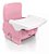 Cadeirinha De Alimentação Infantil Portátil Voyage Cake Rosa - Imagem 1