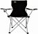 2 Cadeiras Preta Praia Pesca Camping Com Apoio para Latinha Suporta 95kg Material Resistente Marca Nautika - Imagem 4