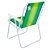 Cadeira Alta Para Praia Camping Verde Claro E Verde Escuro Verão 72cm Resistente Confortável E Desmontável Mor - Imagem 5