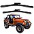 Palheta Automotiva Limpa Para-brisas Jeep Willys 10" 1959 até 1983 Dias de Chuva - Imagem 1
