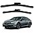 Palheta Automotiva Civic 2007 até 2021 Limpa Para-brisas Dias de Chuva - Imagem 2