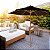 Ombrelone Central em Madeira 3m Camping Piscina Importway Preto Resistente Gigante Proteção UV - Imagem 9