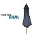 Ombrelone Central de Madeira 2,4m Diâmetro Preto Super Resistente Piscina Jardim Material de Qualidade - Imagem 5
