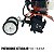 Motocultivador Gasolina Profissional Potente 52cc 2,2hp Importway Profundidade de Trabalho 10~15cm - Imagem 4