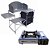 Mesa Portátil Armário Serena + Fogareiro Frontier 3 em 1 NTK para camping e pesca - Nautika NTK - Imagem 1