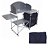 Mesa Portátil Armário Serena + Fogareiro Frontier Preto NTK para camping e pesca - Nautika NTK - Imagem 2