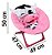 Cadeira Infantil de Praia Camping Animais Vaquinha Rosa Macaco Bola Caranguejo Suporta Até 25Kg Retrátil Importway - Imagem 1