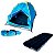 Barraca Camping Para 3 Pessoas Importway + Colchão de Ar Inflável Camping Piscina Solteiro Aveludado s/ Fole - Imagem 1