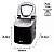 Máquina de Gelo Amvox AMG 113 110v 1400w Gelo em 10 min Capacidade 13 kg/24 horas 2 Opções de Tamanho Gelo - Imagem 3