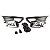 Kit Farol de Milha Friso Cromado Gol e Voyage 2012 2013 2014 2015 - Shocklight - Imagem 2