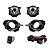 Kit Farol de Milha Auxiliar Triton L200 2014 à 2020 Botão Cromado - Shocklight - Imagem 2