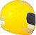 Capacete Moto Amarelo Tamanho 58 ProTork Viseira Cristal Casco Em ABS E Cinta Jugular Com Fecho Revestido Em EPS - Imagem 2