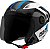 Capacete Moto Aberto Pro Tork New Liberty Three Pro Preto/Azul Tamanho 58 Viseira Fumê - Imagem 1