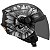 Capacete Moto Aberto New Liberty 3 Sunflower Brilhante Pro Tork Preto/Cinza Tamanho 60 Viseira Fumê - Imagem 3
