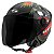 Capacete Moto Aberto New Liberty 3 Bomb Brilhante Pro Tork Preto Tamanho 58 - Imagem 4
