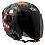 Capacete Moto Aberto New Liberty 3 Bomb Brilhante Pro Tork Preto Tamanho 60 - Imagem 1