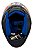 Capacete Moto Fechado FW3 GTX 43 Tamanho 56 Viseira Cristal 2mm ABS Óculos Interno Fumê Proteção UV Amarelo/Azul - Imagem 2