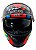Capacete Moto Fechado GTX Fox FW3 Tamanho 60 Viseira Cristal ABS Óculos Interno Fume Laranja - Imagem 9