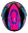 Capacete Fechado Moto FW3 GTX FOX Rosa Azul Preto com Viseira Cristal Tamanho 56 - Imagem 7