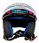 Capacete Moto Aberto FW3 X Open Up Fox 56 Viseira Cristal 2mm Óculos Interno Fume Entrada de Ar Frontal Azul Tiffany - Imagem 7